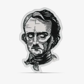 PATCH GANG Bordado termocolante Edgard Allan Poe
