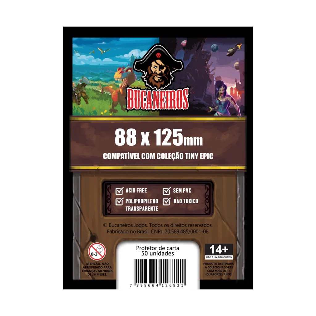 Sleeve Customizado - Coleção Tiny Epic (88x125) | Shopee Brasil