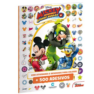Livro 500 Adesivos E Atividade Mickey Mouse Disney Culturama