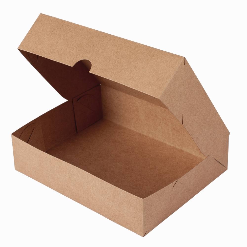 Caixa De Papel Kraft 20X16X5cm Presentes Doces Artesanatos Shopee Brasil