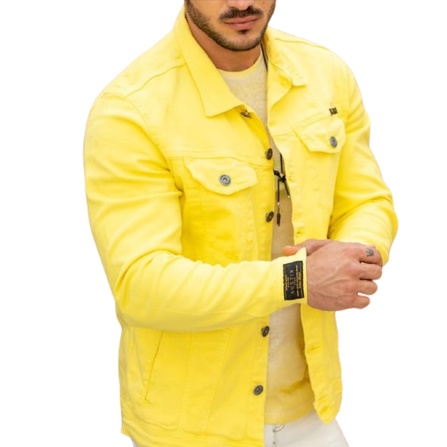 Casaco sales amarelo masculino