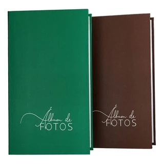 Album De Fotos Para 500 Fotos 10x15 Verde Marrom Azul Preto em Oferta na Shopee