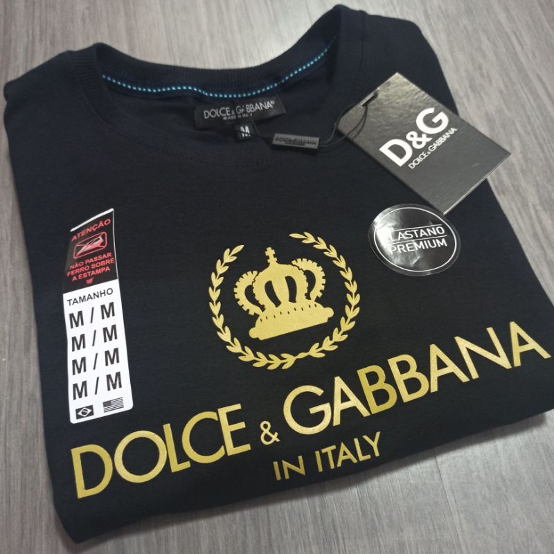 Blusa masculina dolce hot sale gabbana