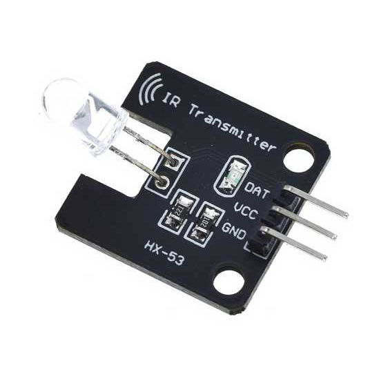 Módulo transmissor TX infravermelho IR 38kHz HX-53 Arduino - eletrônica ...