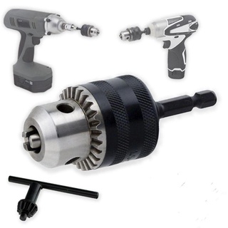 Mandril + Adaptador 3/8 Para Parafusadeira/Furadeira 3/8 X 24 C/chave