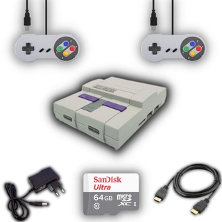 Mini Super Nintendo com 93 mil jogos 2 controles - Super 3D Games