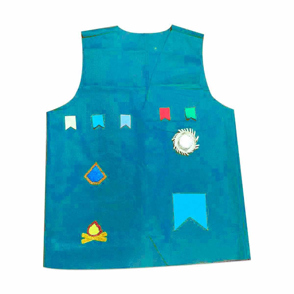 Colete Junino TNT Infantil Masculino G 8 à 11 Anos 1und | Shopee Brasil