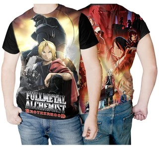 Camisa Camiseta de Anime Fullmetal Alchemist Edwar Unissex