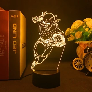 Bola De Dragão Wukong 3D Luz Noturna Presente Criativo Para Decoração De Quarto LED Piccolo Figura