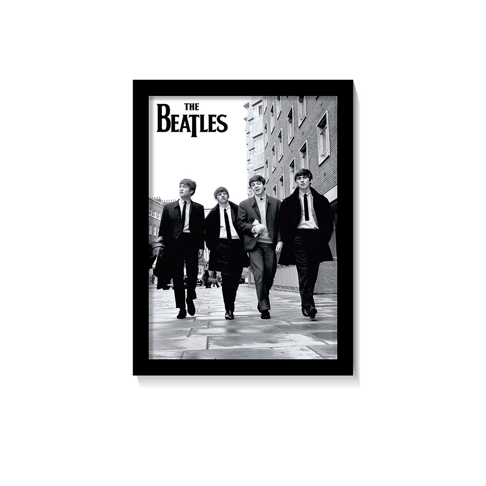 Quadro Decorativo The Beatles Poster Moldura Rock Sala | Shopee Brasil