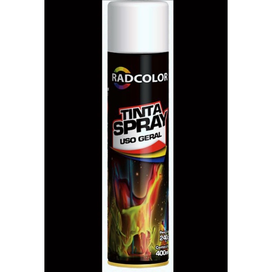 Tinta Spray Branco Brilhante Lata 400ml Caixa c/ 6unidades. Shopee Brasil