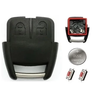 Capa Chave Original GM S10 Corsa Astra Celta Montana 2 Botões + Bateria + Par de Botões