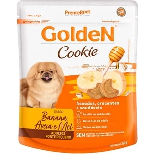 Biscoito Golden Cookie Banana Aveia e Mel para Cães Adultos 350g