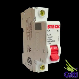 Disjuntor UNIPOLAR 40A - Steck
