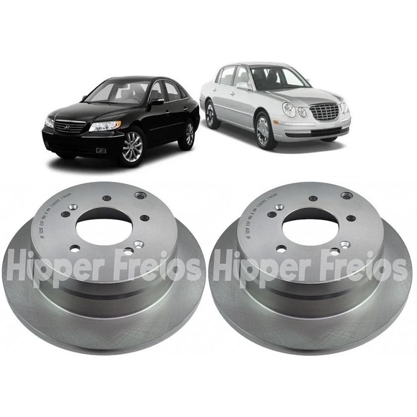 Disco Freio Traseiro Hyundai Azera 3.3 2009 2010 2011 - Par