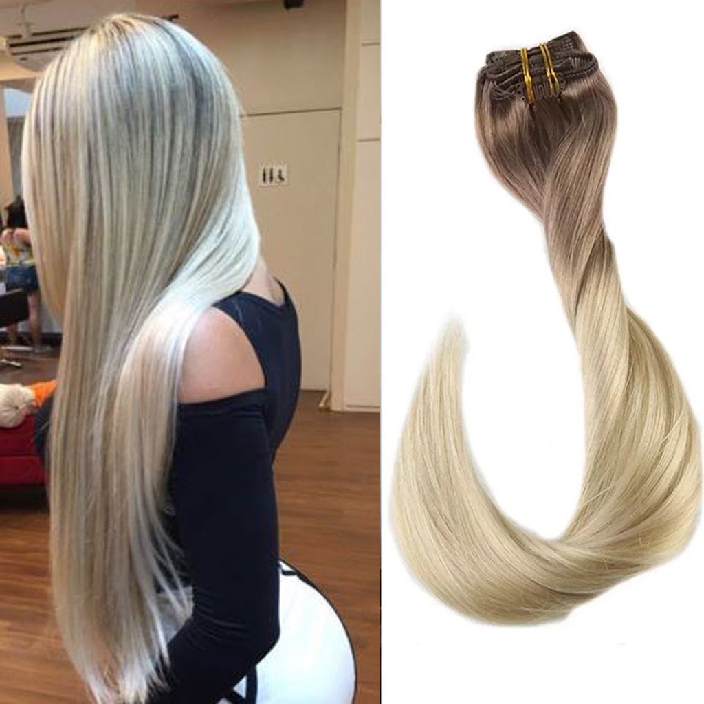 Cabelo Aplique Tic Tac Identico Humano Top Mega Hair Liso