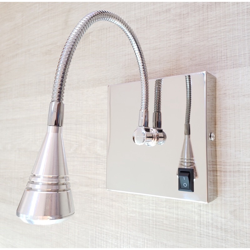 Arandela Articulada Led Cabeceira Cama Quarto Com Interruptor