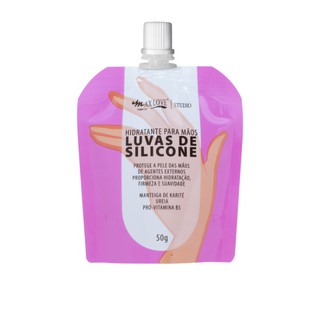 Novo Creme Para Mãos Luvas de Silicone Max love 50g