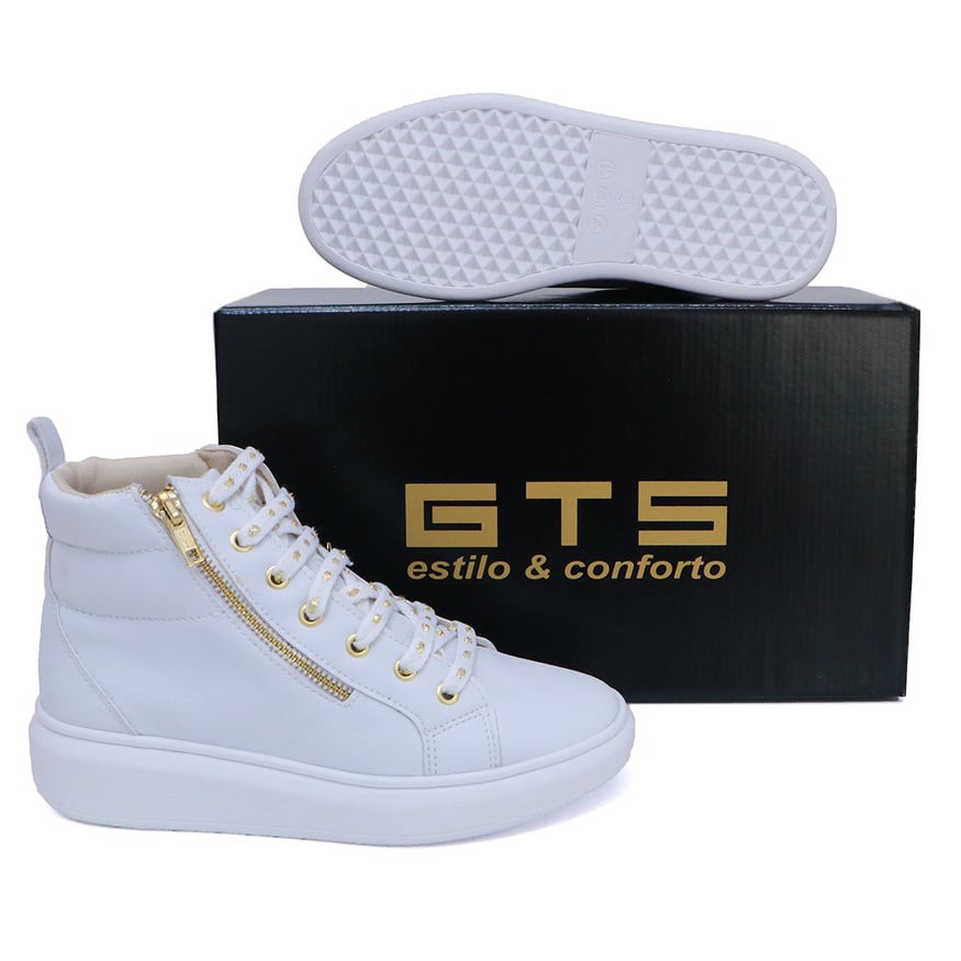 Tênis Bota Coturno Feminino Cano Médio Promoção.