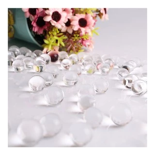 2000 Bolinhas De Gel Transparentes Incolor que Crescem na água Orbeez Orbis Hidrogel Decoração Vaso Planta Anti Stress