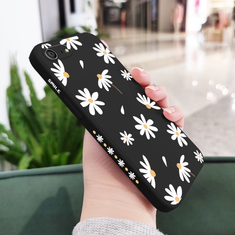 Custodia Morbida In Silicone Con Faccina Sorridente Per IPhone 6s/7/8/Plus/SE/12/11/Pro/X/XR/XS Max, Antigraffio E Con Bordi Rialzati