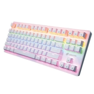 Teclado Mecânico Gamer Wolf Tc605 Led Rainbow Switch Oex