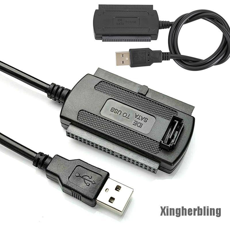 Cabo Conversor Adaptador USB 2.0 Para IDE SATA Disco Rígido De 2,5 3,5 Polegadas