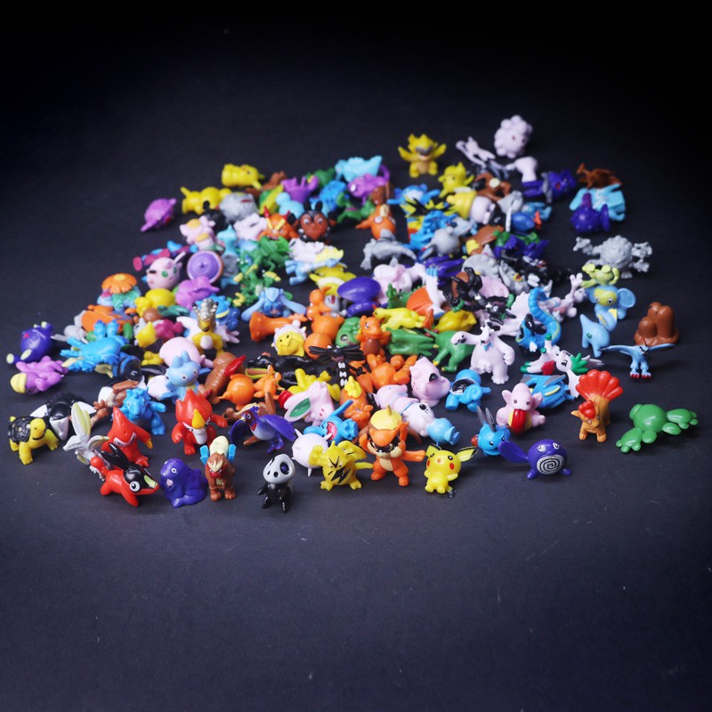 12pcs/lot Mini Pokemon Figurines Toy Go Monster Brinquedos De Vinil Para Meninos Presente Crianças