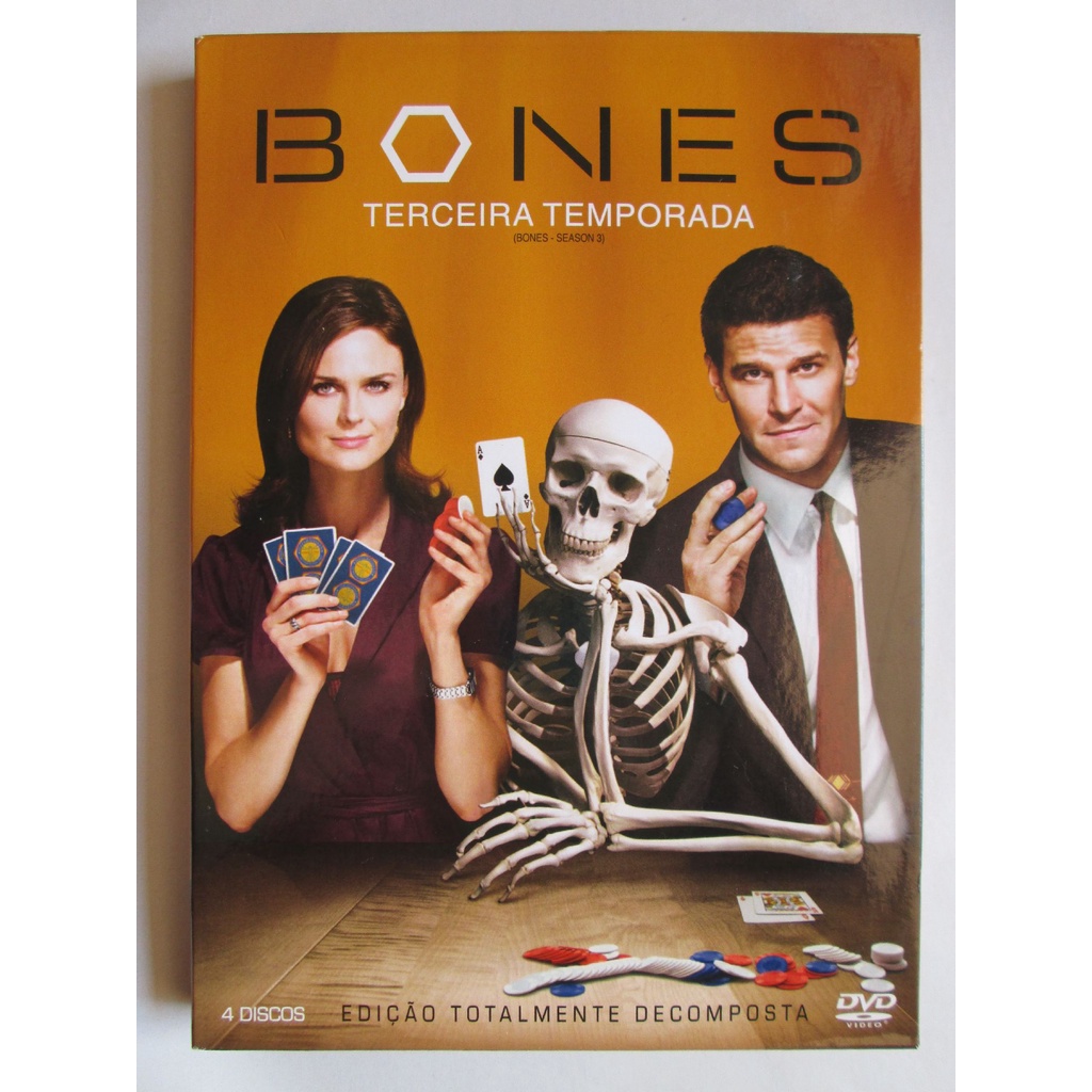 dvd bones 3a temporada (box 4 dvds) | Shopee Brasil