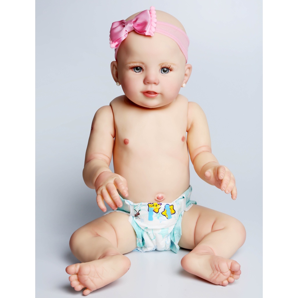 Bebe Reborn Boneca Princesa Silicone Realista K01 em Promoção na Americanas