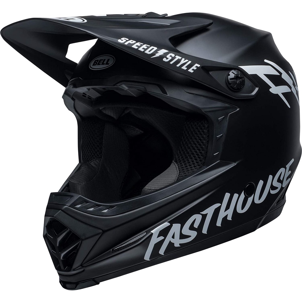 Capacete Bell Mx9 Mips Fasthouse Preto Fosco Cinza | Shopee Brasil