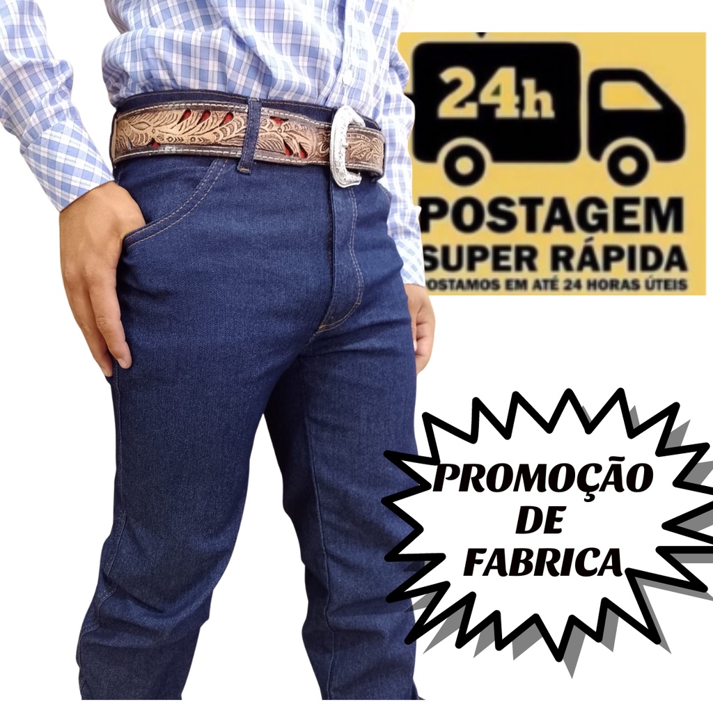 Calça Jeans Masculina Confortável Para Trabalho Com Elastano - Grito Final  - Calças Jeans Masculina - Magazine Luiza