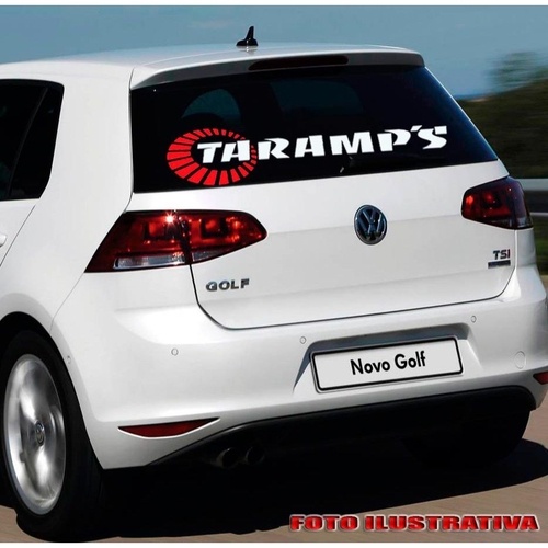 Adesivo taramp´s para-brisa som altomotivo tamanho de 90cm por 15cm ...