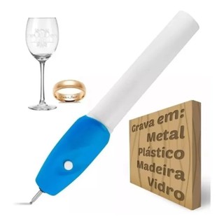 Caneta Gravador Eletrico Em Metais Vidros Madeira Plasticos