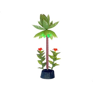 Planta Artificial Plástica Decoração Enfeite Aquario Coqueirinho M
