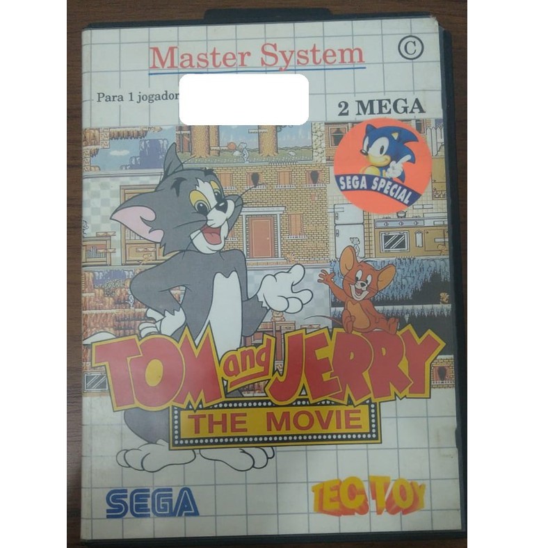Jogo Tom e Jerry Master System III Shopee Brasil