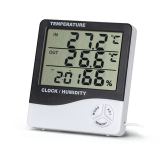 Termo-Higrômetro Digital com Sensor Externo para medição de umidade e temperatura LCD FEPRO-MUT60OS EXBOM