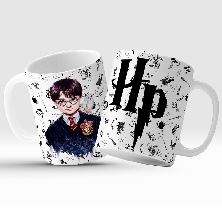 Caneca personalizada Harry Potter personagens Hermione*Harry*Rony ...