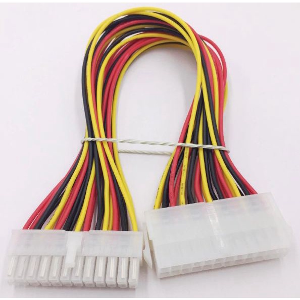 Cabo Adaptador Extensor Fonte Atx 24 Para 24 Pinos 30cm