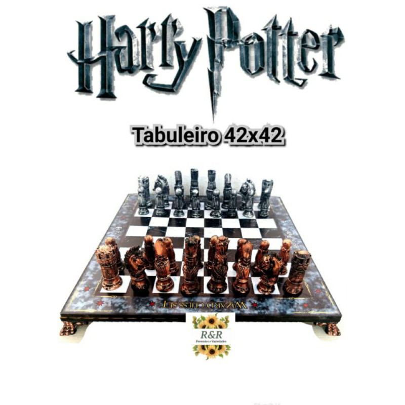 Xadrez Harry Potter Completo - Efeito das Peças ! 