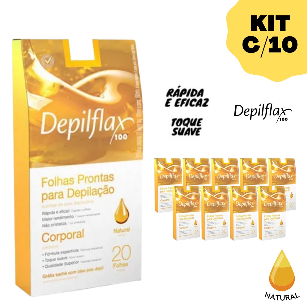 Kit Caixas Folhas Prontas Para Depila O Facial Dupla Face Depilflax Escolha Sua Fragr Ncia