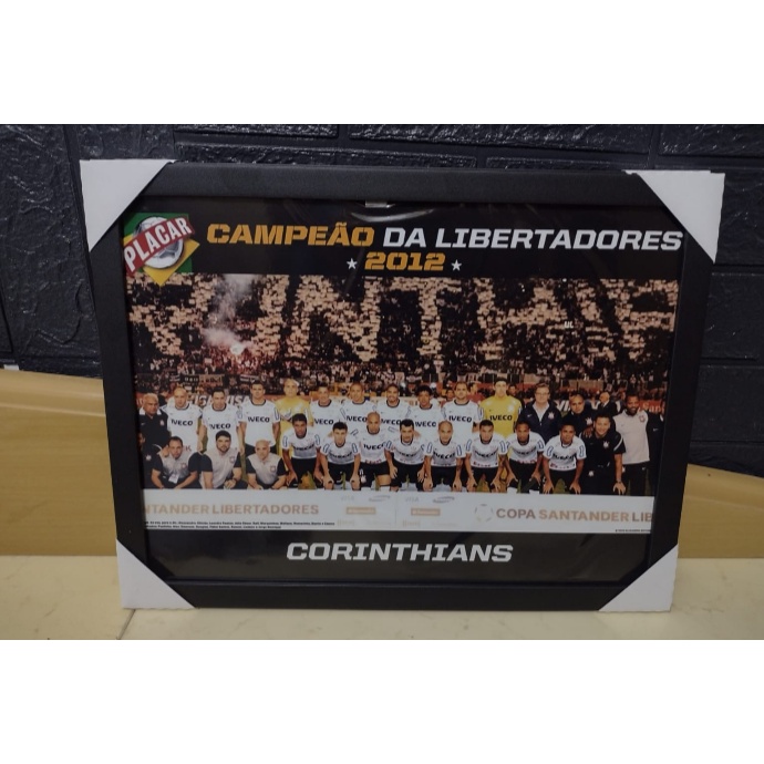 Quadro faixas Hexa Campeão Brasileiro, Campeão Libertadores 2012 e