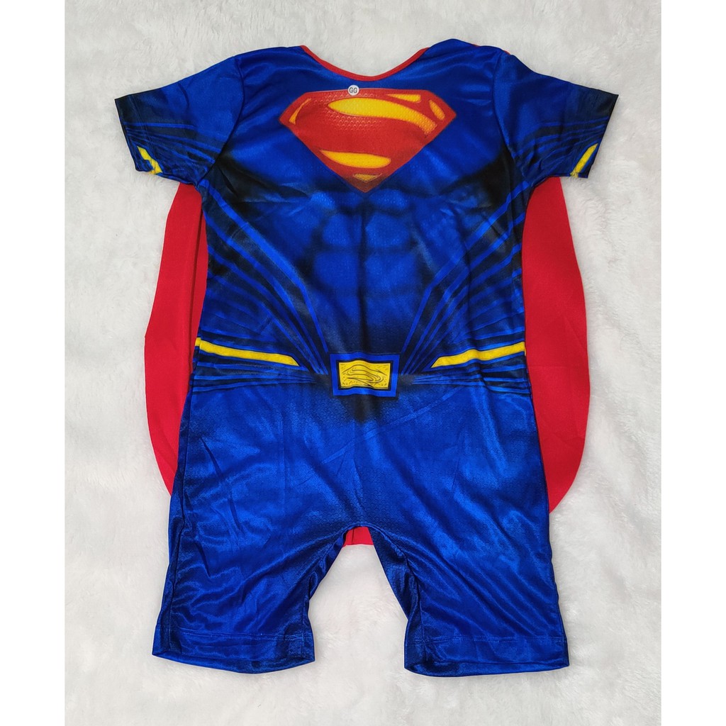 Roupa Fantasia Festa Infantil Menino Superman - Super Homem 2 | Shopee ...