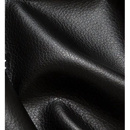 Tecido Couro Ecológico Liso - PRETO - 0,50x1,40m