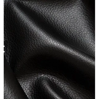 Tecido Couro Ecológico Liso - PRETO - 0,50x1,40m