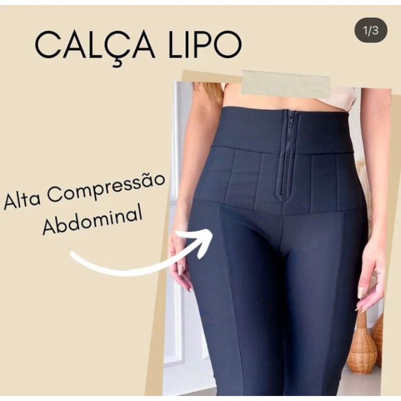 Calça lipo alta compressão Slim e Plus - disponíveis - escolha TAM no chat