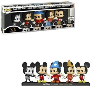 Funko POP! Disney Archives Mickey Mouse 5-Pack Exclusivo Amazon