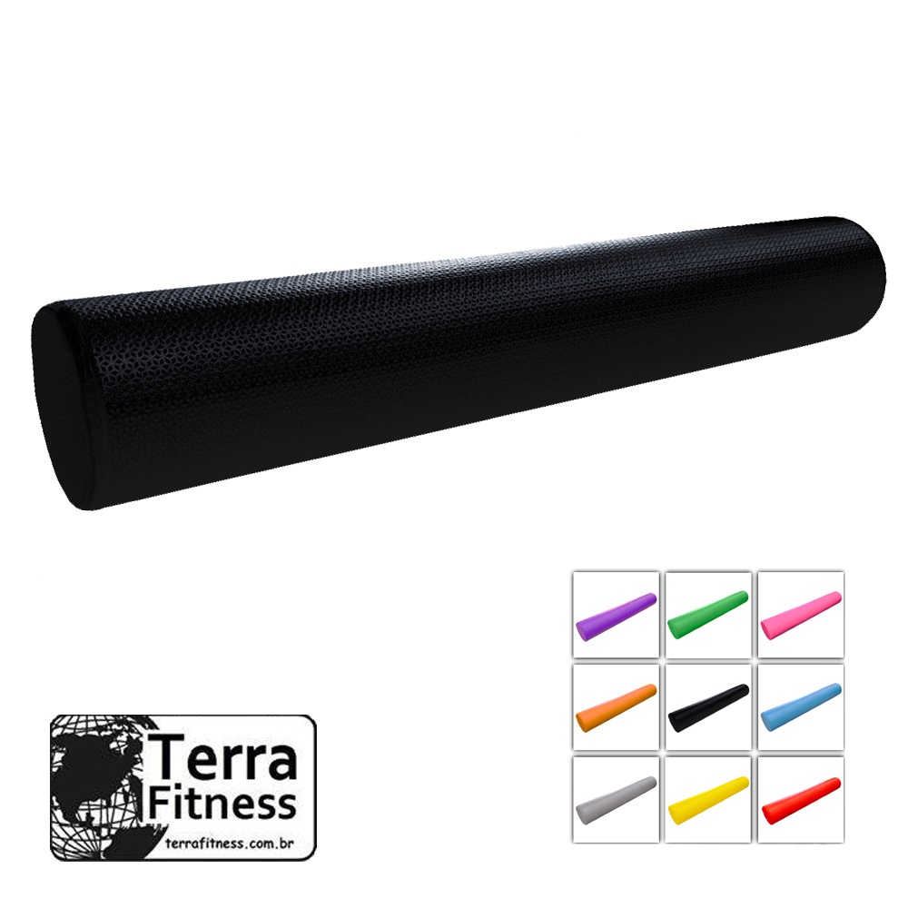 Rolo de Liberação Miofascial Yang Fit Foam Roller em EVA - 90x15cm