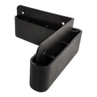 Pé Comoda Sapata Rodapé Pezinho Guarda Roupa Rack 3cm Kit4un