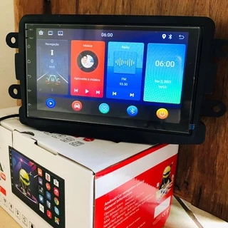 Multimidia Android 10 Gps 7' Touch Sandero Duster Logan Oroch Kwid Captur